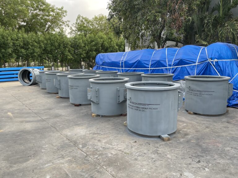 OFFSHORE INFLATABLE GROUT PACKER SEAL