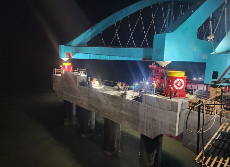 OFFSHORE STABBING CONE LEG MATING UNIT FLOATOVER OPERATION OFFSHORE JACKET TOPSIDE