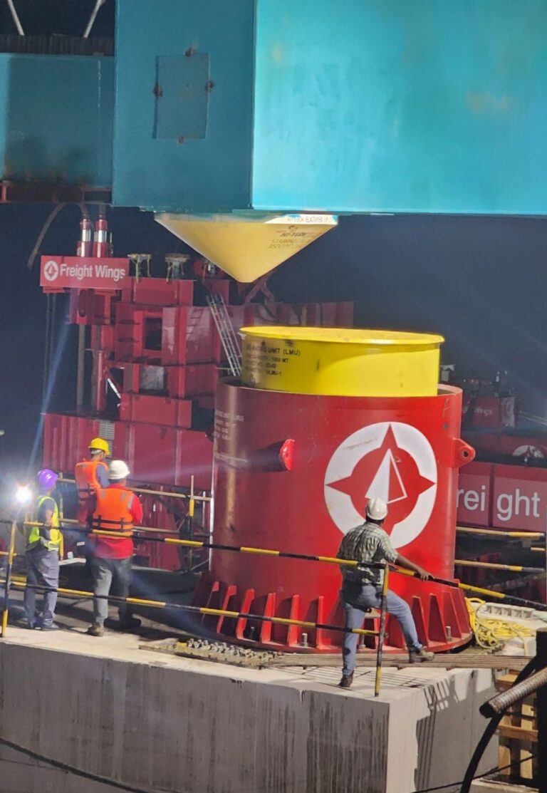 OFFSHORE STABBING CONE LEG MATING UNIT FLOATOVER OPERATION OFFSHORE JACKET TOPSIDE